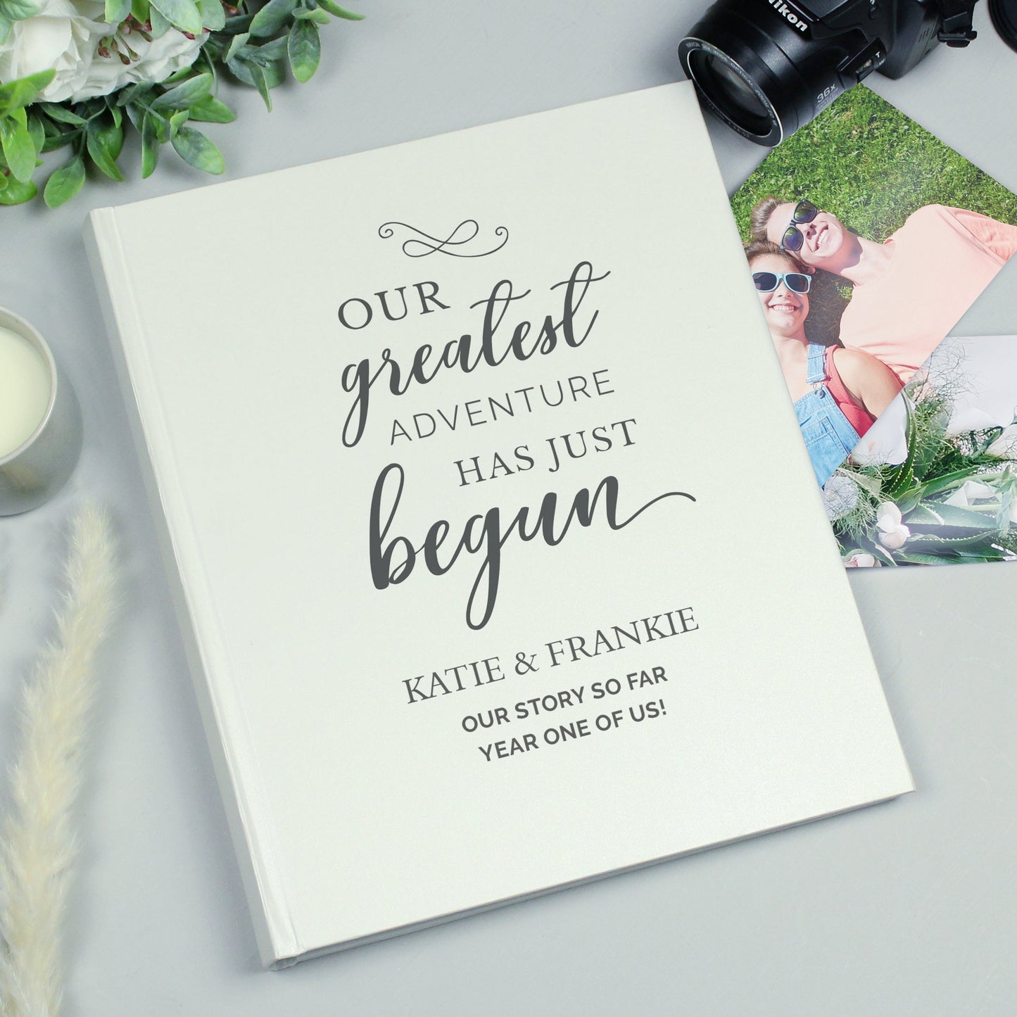 Personalised Our Greatest Adventure Traditional Photo Album: 2 - Photo Albums By Gift Moments