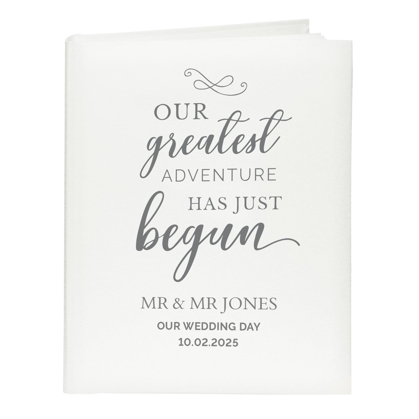 Personalised Our Greatest Adventure Traditional Photo Album: 5 - Photo Albums By Gift Moments