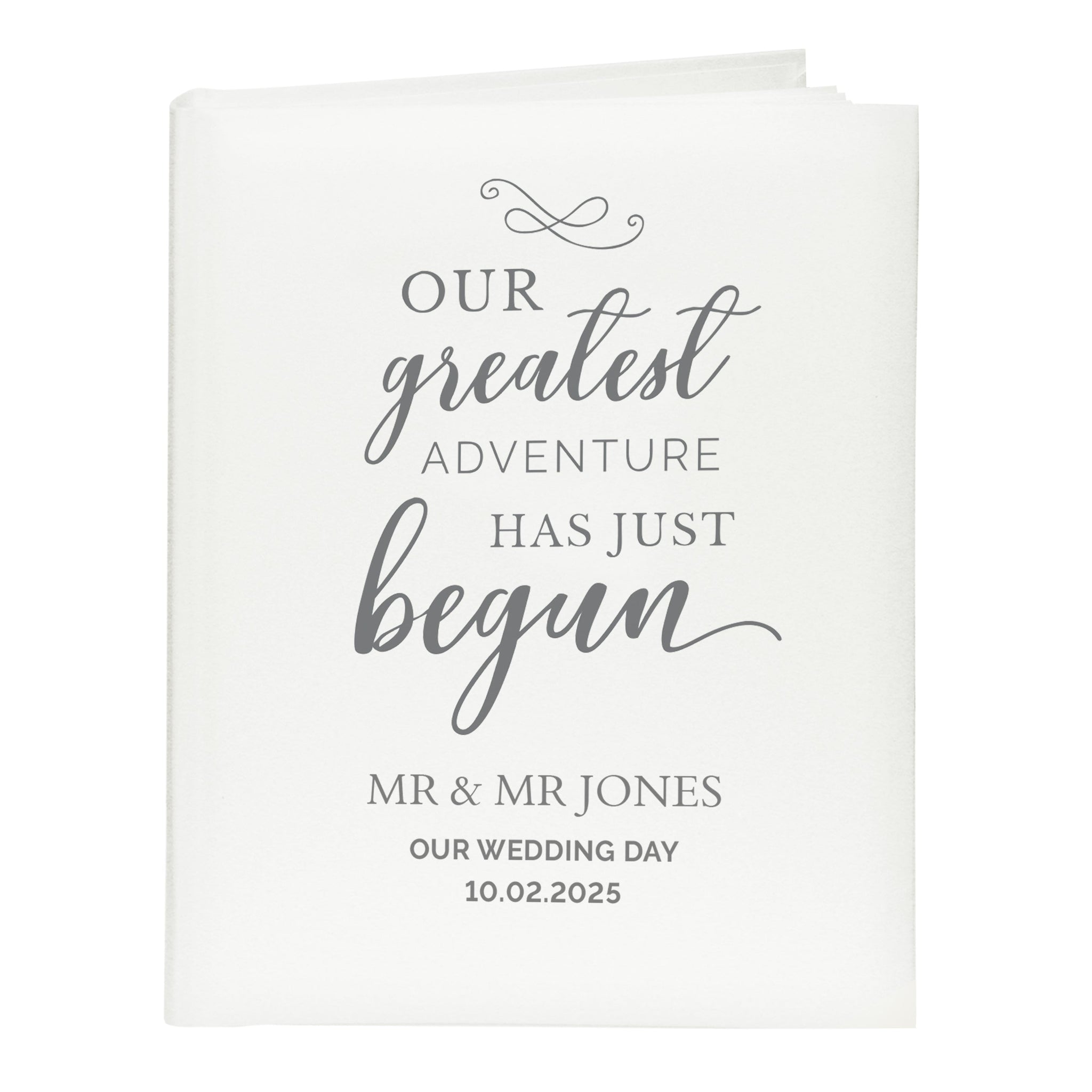 Personalised Our Greatest Adventure Traditional Photo Album: 5 - Photo Albums By Gift Moments