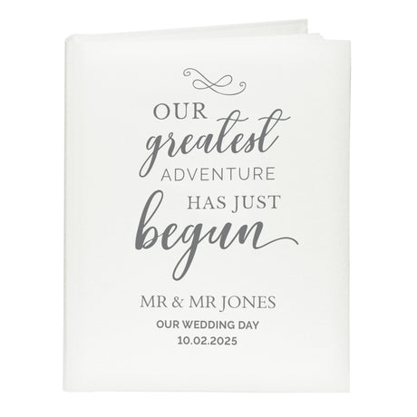 Personalised Our Greatest Adventure Traditional Photo Album: 5 - Photo Albums By Gift Moments