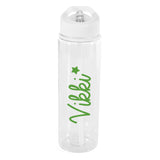 Personalised Green Star Name Only Water Bottle: 2 - Water Bottles By Gift Moments