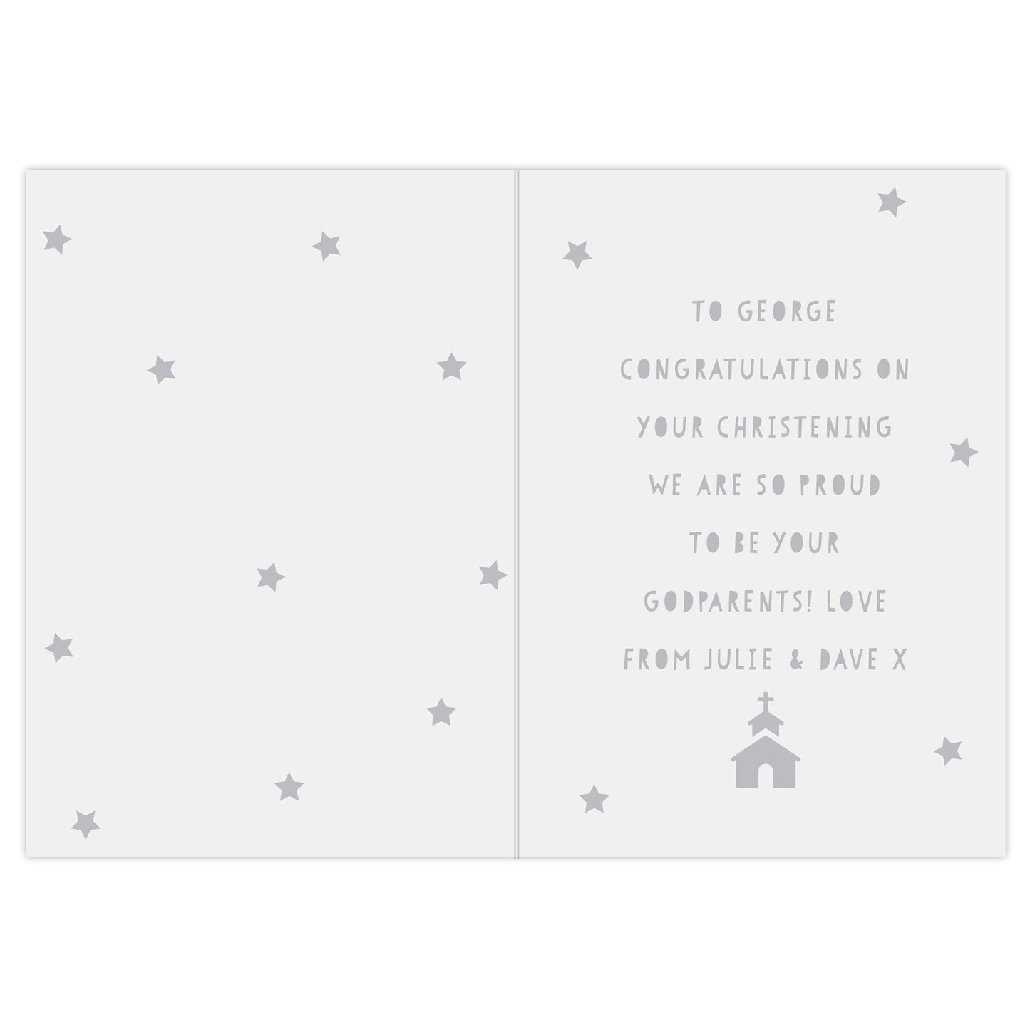 Personalised Grey Papercut Style Card: 4 - Greeting Cards By Gift Moments