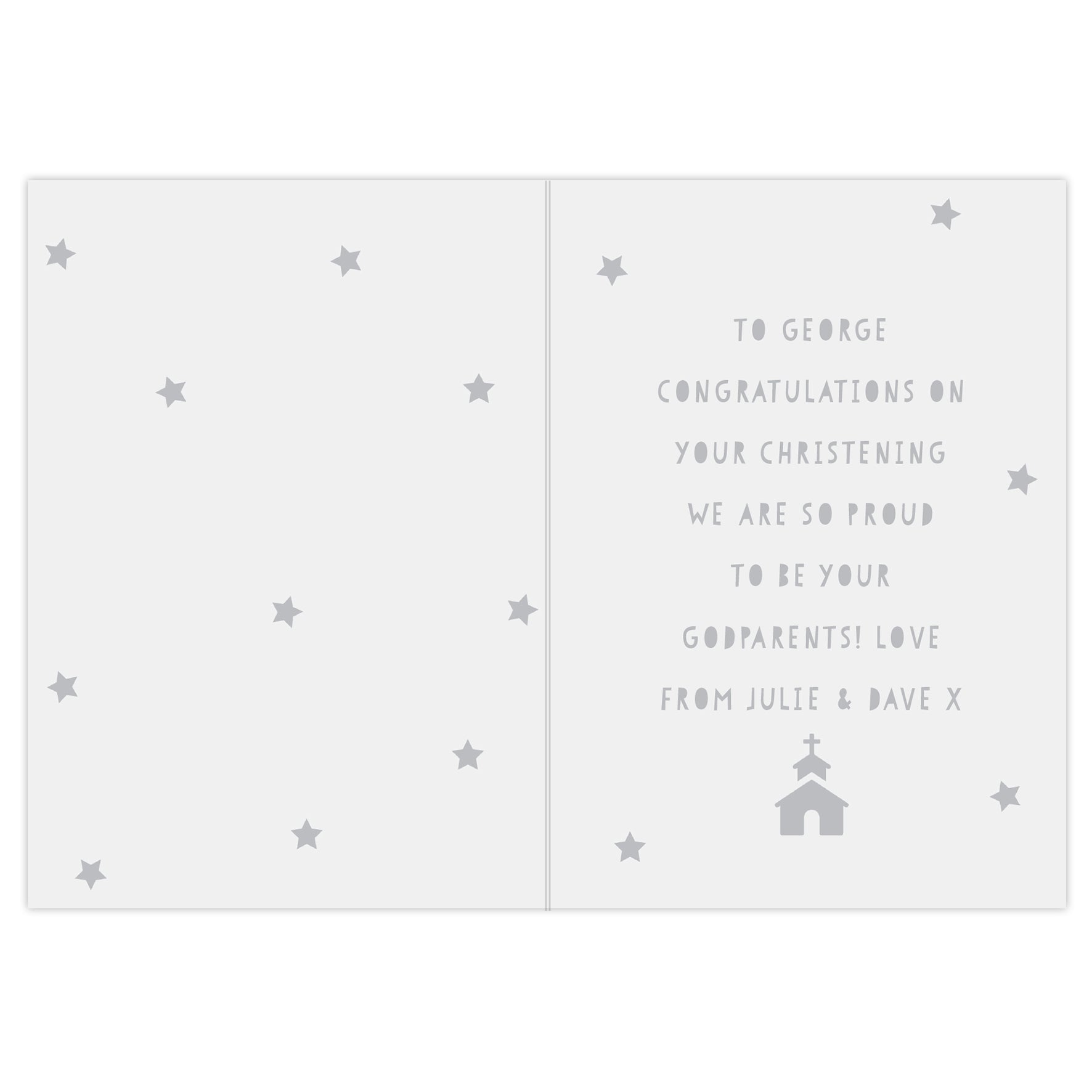Personalised Grey Papercut Style Card: 4 - Greeting Cards By Gift Moments
