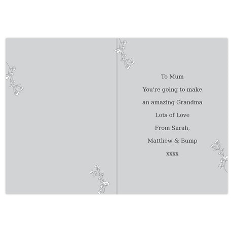Personalised Grey Snapshot Photo Upload Greeting Card: 8 - Greeting Cards By Gift Moments