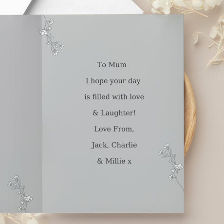 Personalised Grey Snapshot Photo Upload Greeting Card: 4 - Greeting Cards By Gift Moments