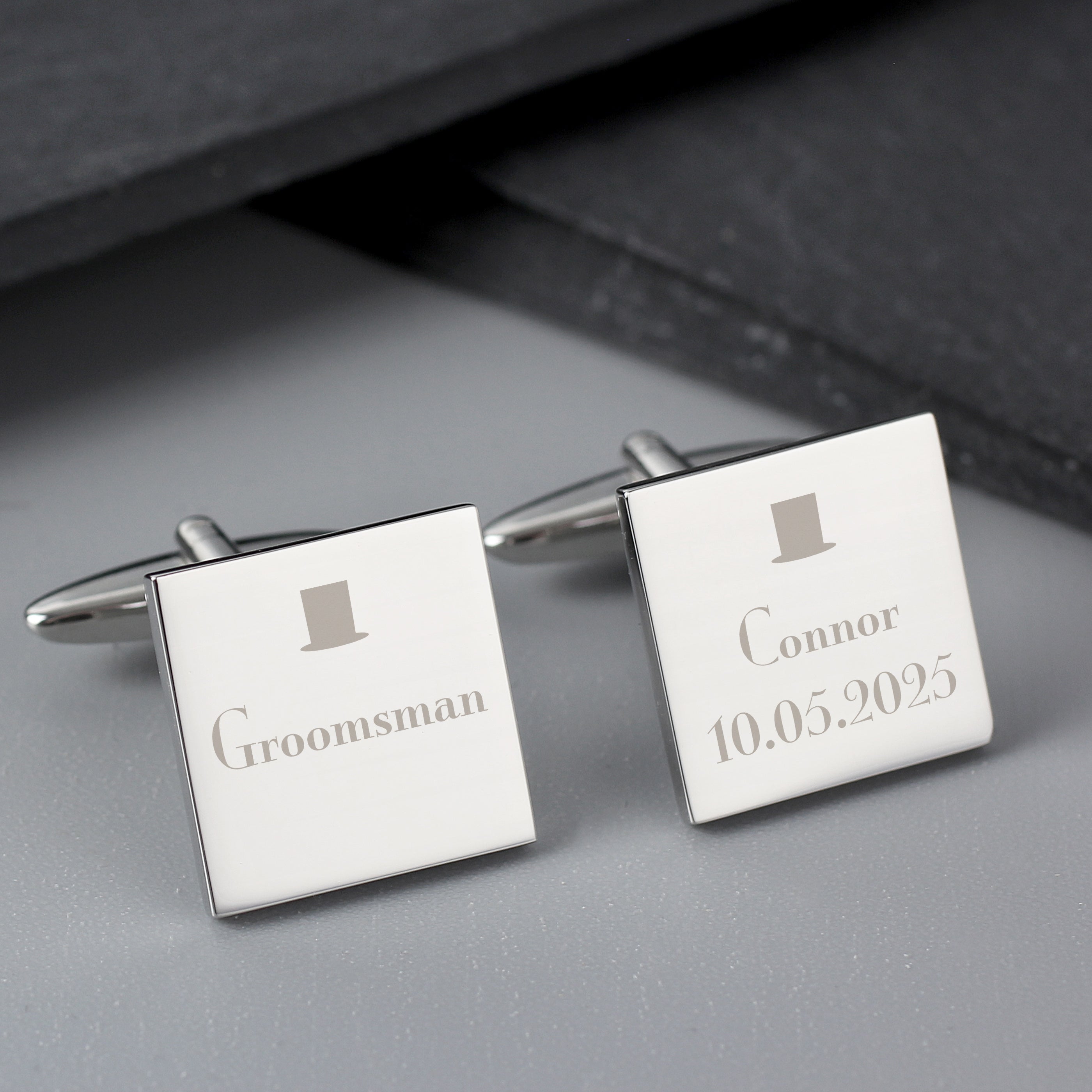 Personalised Groomsman Cufflinks - Shop Cufflinks & Tie Slides At Gift Moments - 4