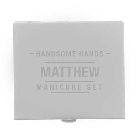 Personalised Handsome Hands Manicure Set: 4 - Accessories By Gift Moments