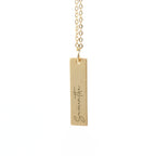 Personalised Handwriting Bar Necklace - Shop Necklaces At Gift Moments - 7
