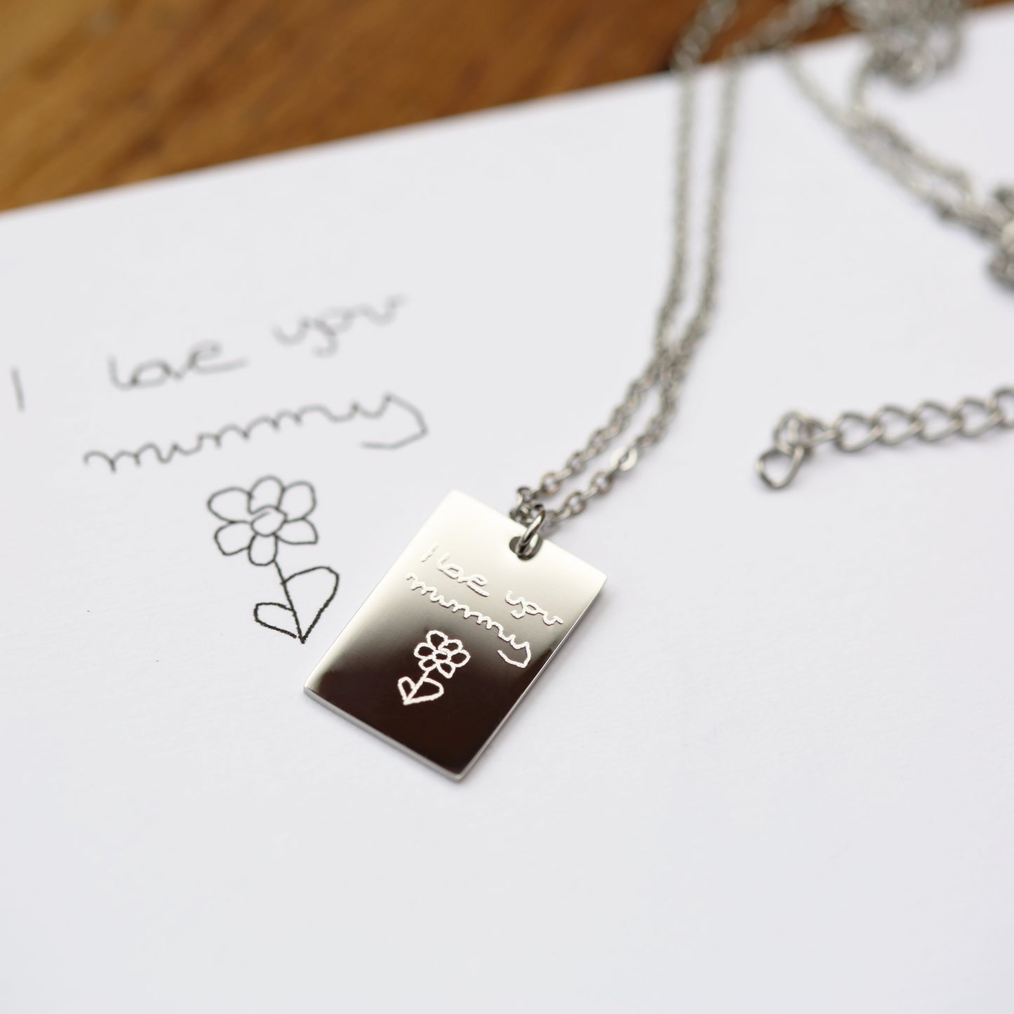 Personalised Handwriting Dazzle Necklaces: 1 - Necklaces By Gift Moments