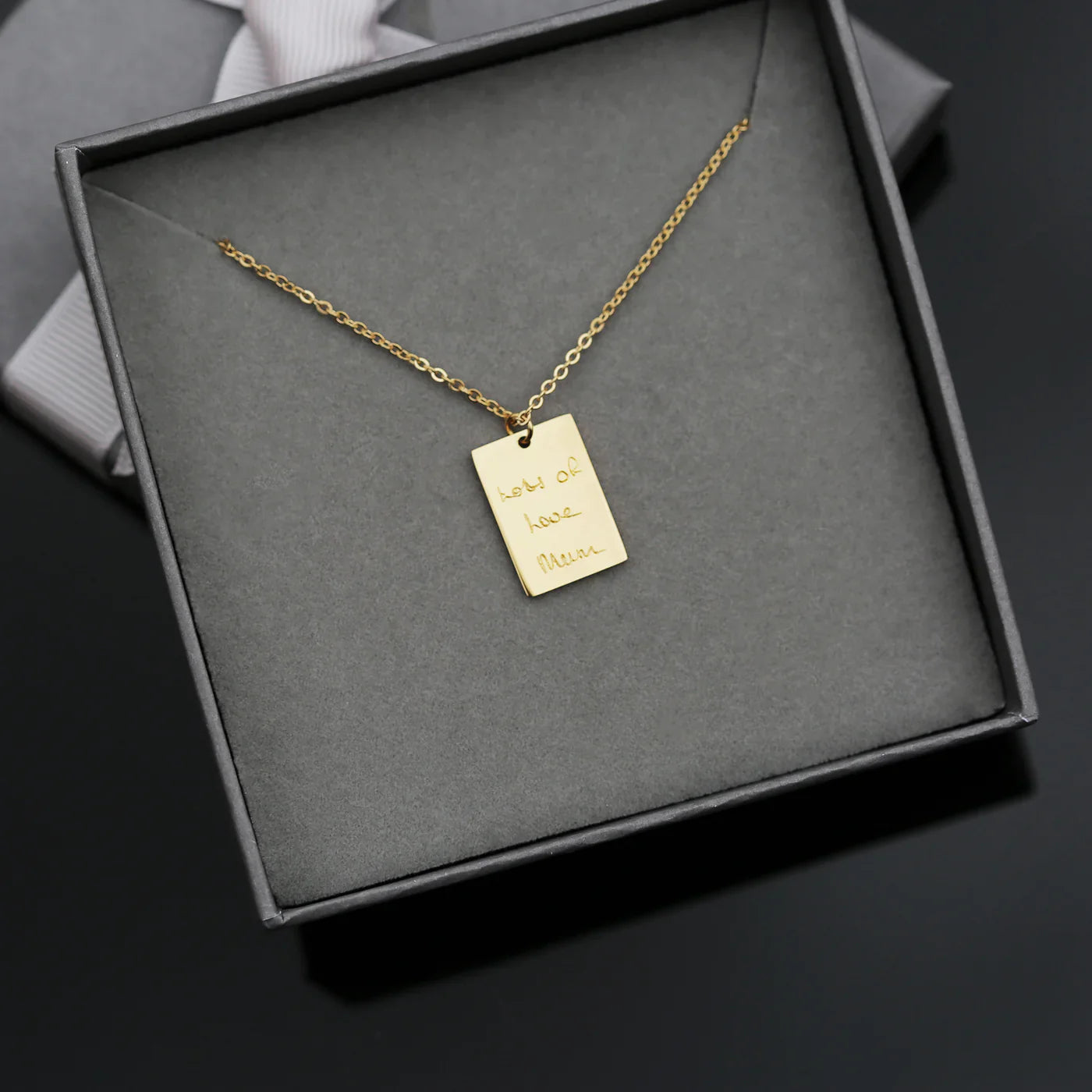 Personalised Handwriting Dazzle Necklaces: 3 - Necklaces By Gift Moments
