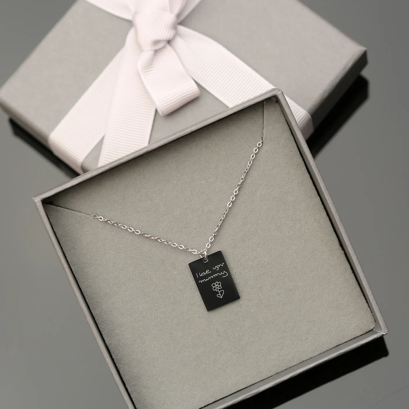 Personalised Handwriting Dazzle Necklaces: 2 - Necklaces By Gift Moments