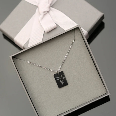 Personalised Handwriting Dazzle Necklaces: 2 - Necklaces By Gift Moments