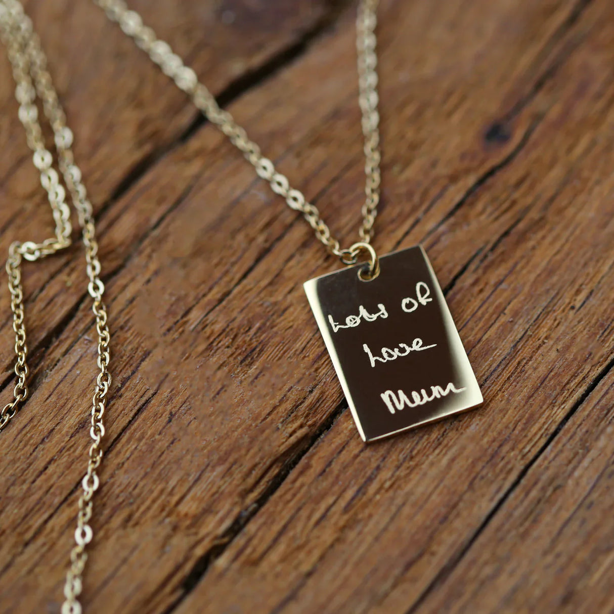 Personalised Handwriting Dazzle Necklaces: 9 - Necklaces By Gift Moments