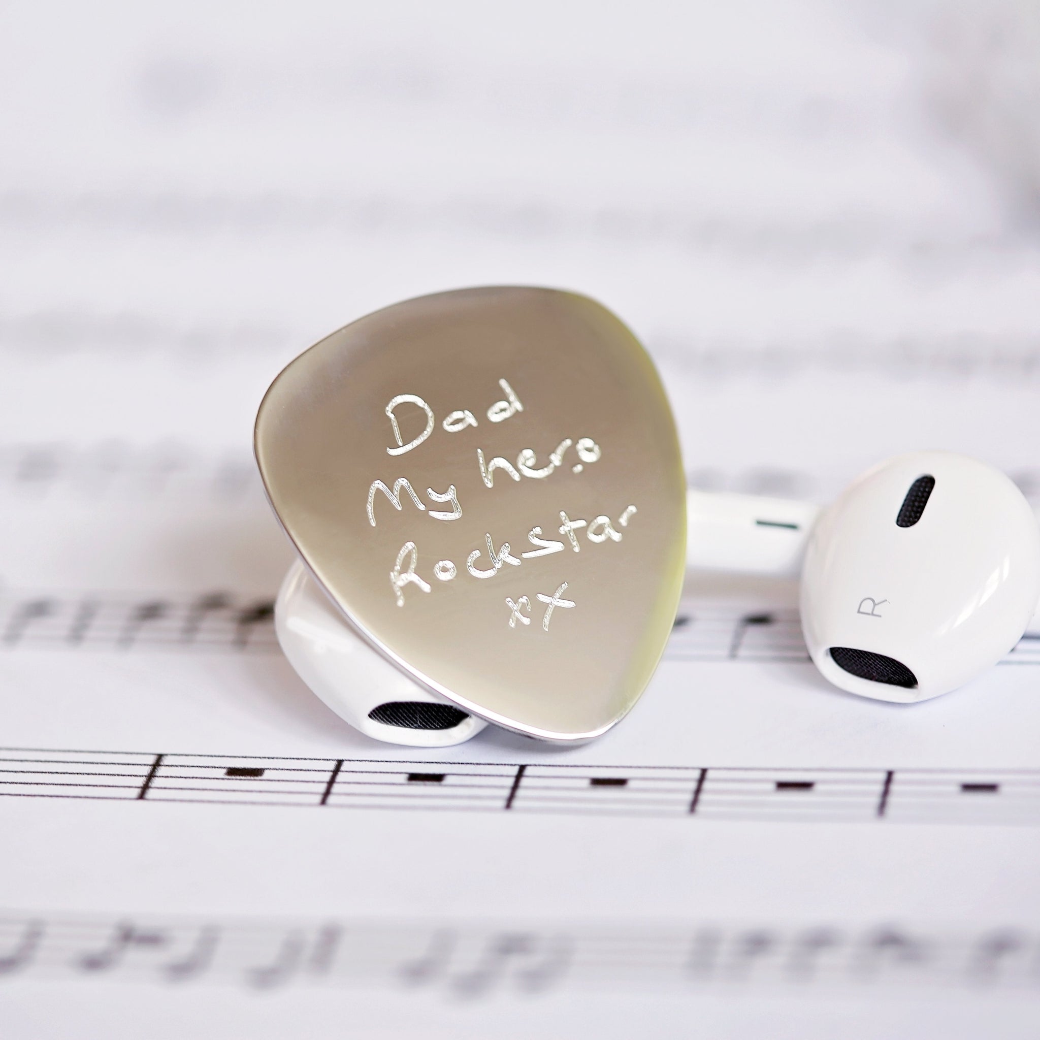 Personalised Handwriting Guitar Pick: 2 - Keepsakes By Gift Moments