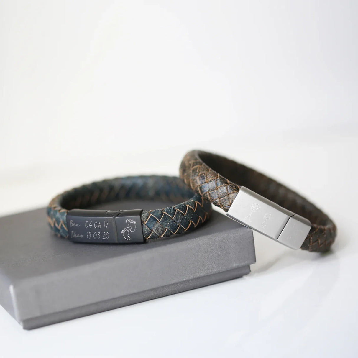 Personalised Handwriting Men’s Bracelet Iron: 5 - Bracelets By Gift Moments
