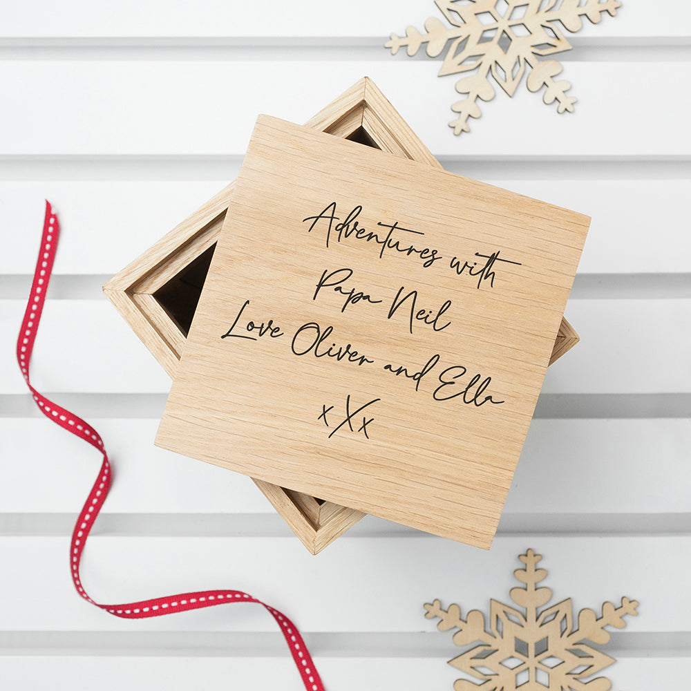 Personalised Handwriting Photo Cube: 4 - Photo Cubes By Gift Moments