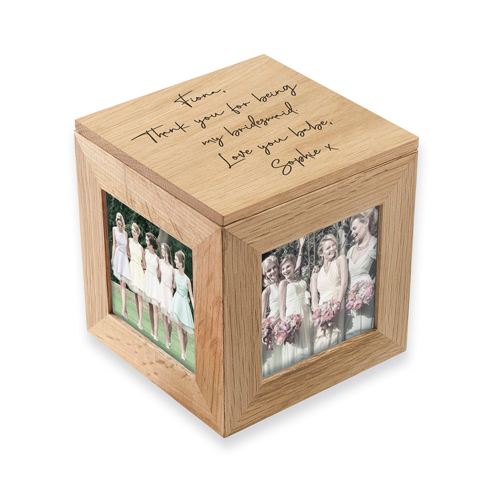 Personalised Handwriting Photo Cube: 7 - Photo Cubes By Gift Moments