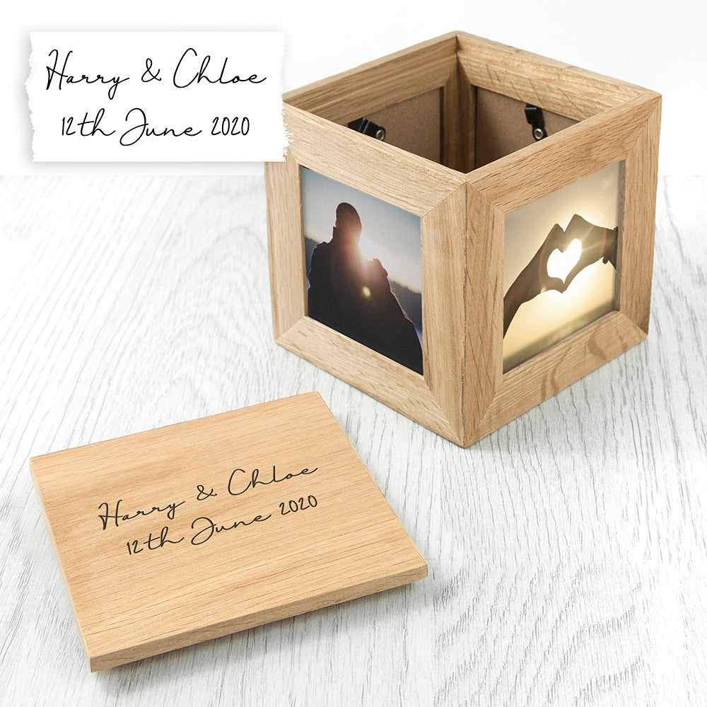Personalised Handwriting Photo Cube: 5 - Photo Cubes By Gift Moments