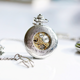 Personalised Handwriting Roman Skeleton Pocket Watch: 4 - Watches By Gift Moments