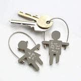 Personalised Handwriting Skipping Sally Keyring: 2 - Keyrings By Gift Moments