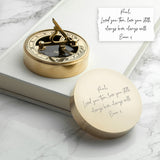 Personalised Handwriting Sundial Compass: 2 - Compasses By Gift Moments