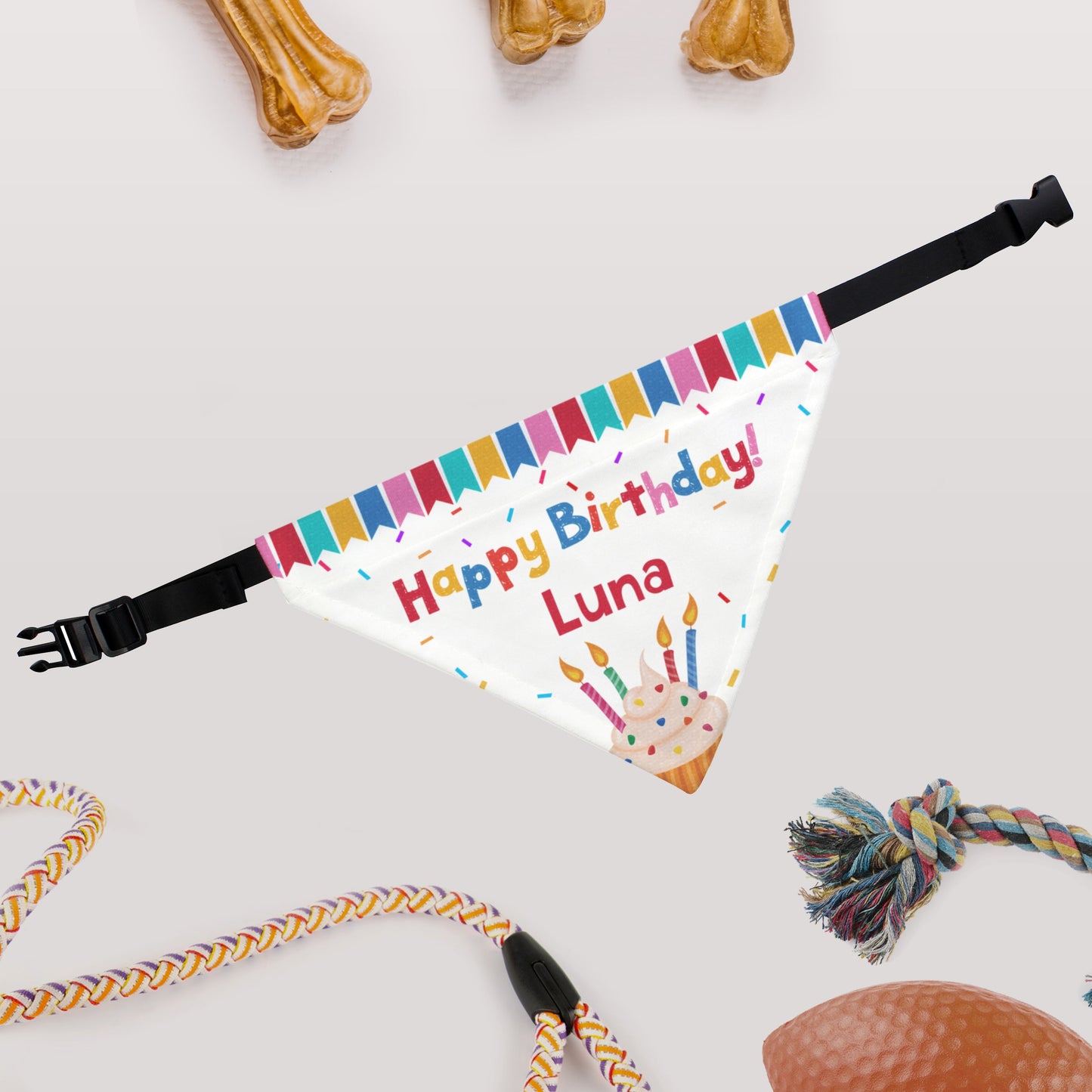 Personalised Happy Birthday Dog Bandana: 4 - Pet Products By Gift Moments