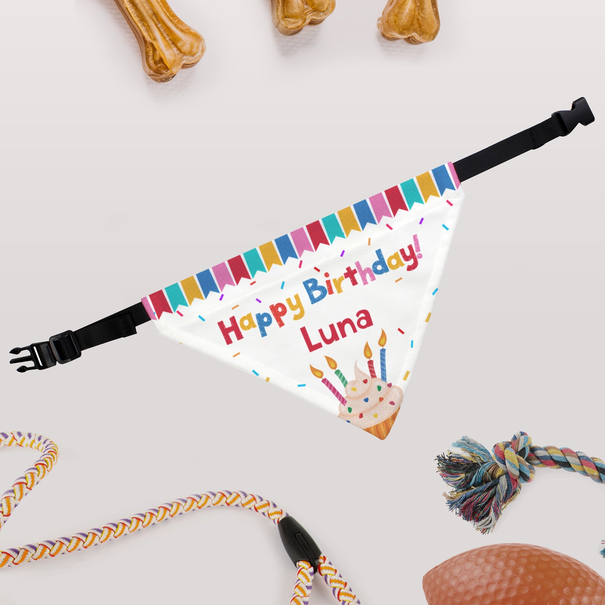 Personalised Happy Birthday Dog Bandana: 4 - Pet Products By Gift Moments