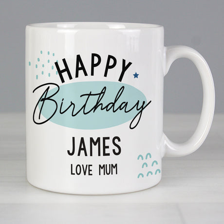 Personalised Happy Birthday Mug: 3 - Mugs By Gift Moments