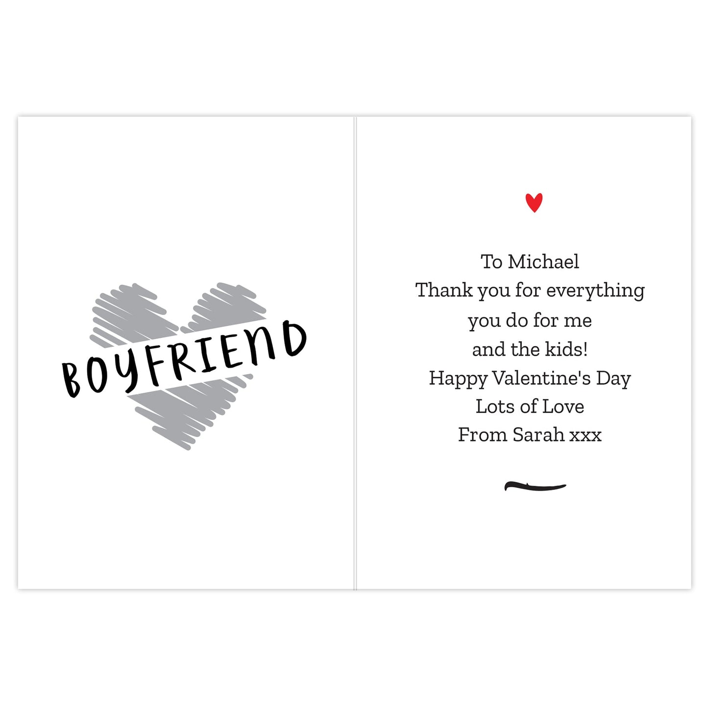 Personalised Happy Valentine’s Day Card: 4 - Greeting Cards By Gift Moments