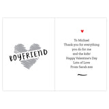 Personalised Happy Valentine’s Day Card: 4 - Greeting Cards By Gift Moments