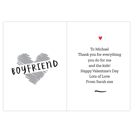 Personalised Happy Valentine’s Day Card: 4 - Greeting Cards By Gift Moments