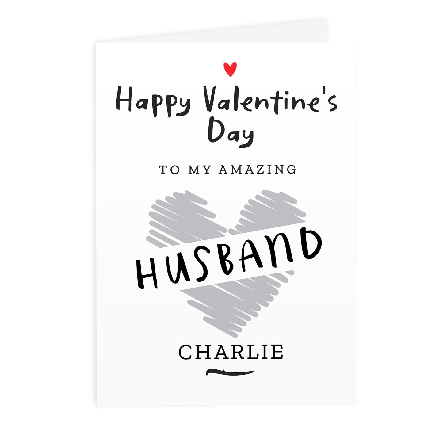 Personalised Happy Valentine’s Day Card: 3 - Greeting Cards By Gift Moments