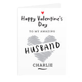 Personalised Happy Valentine’s Day Card: 3 - Greeting Cards By Gift Moments