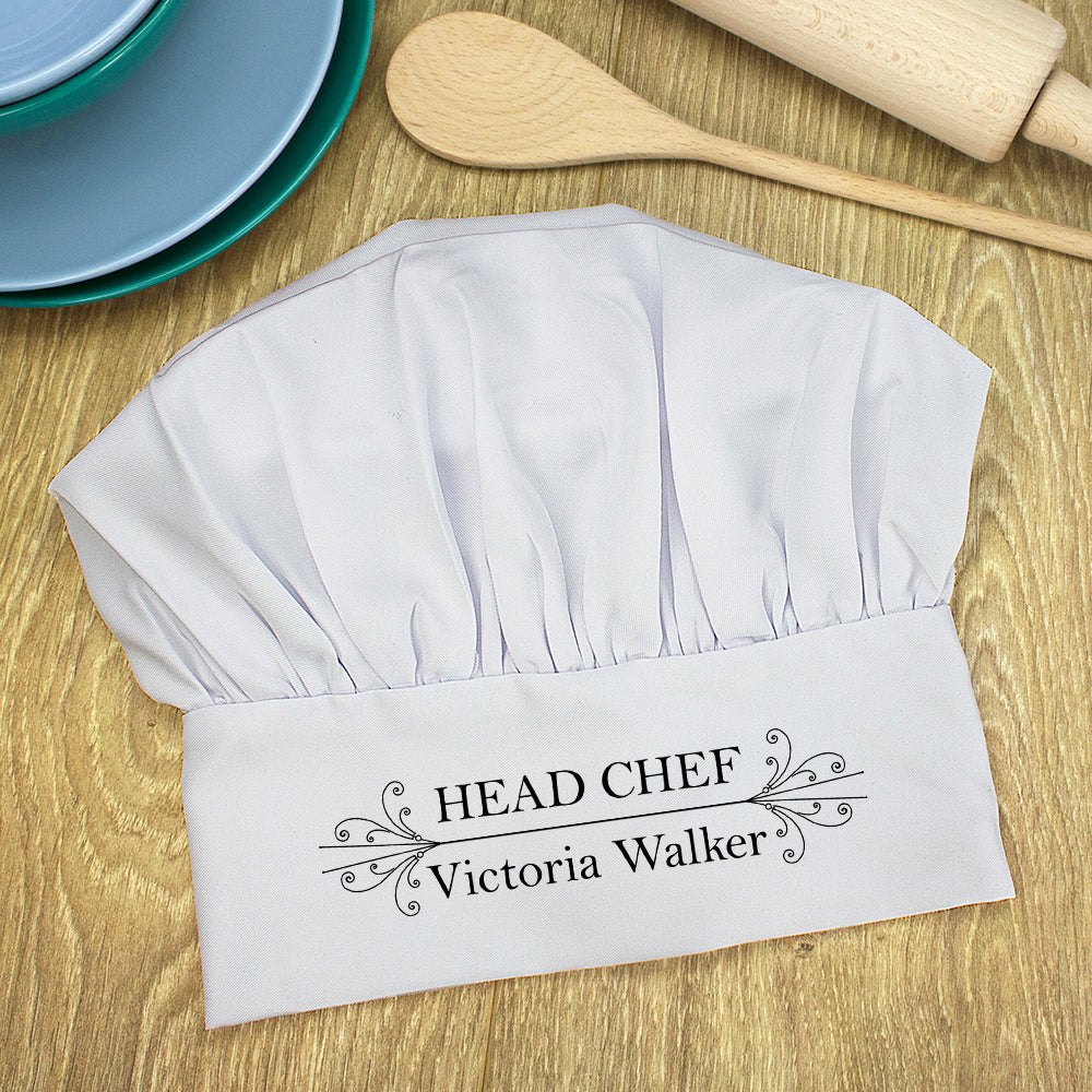 Personalised Head Chef’s Hat: 4 Chef Hats By Gift Moments