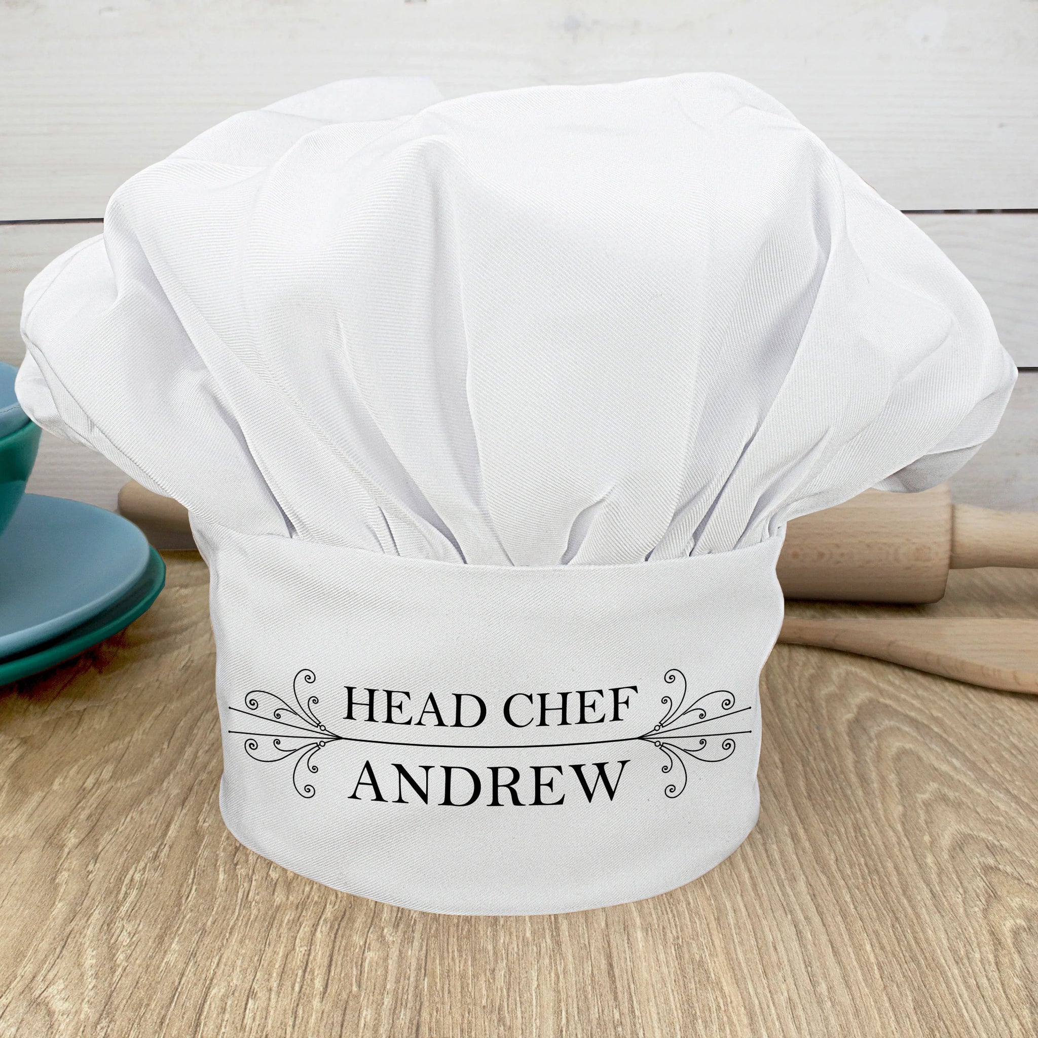 Personalised Head Chef’s Hat: 1 - Chef Hats By Gift Moments