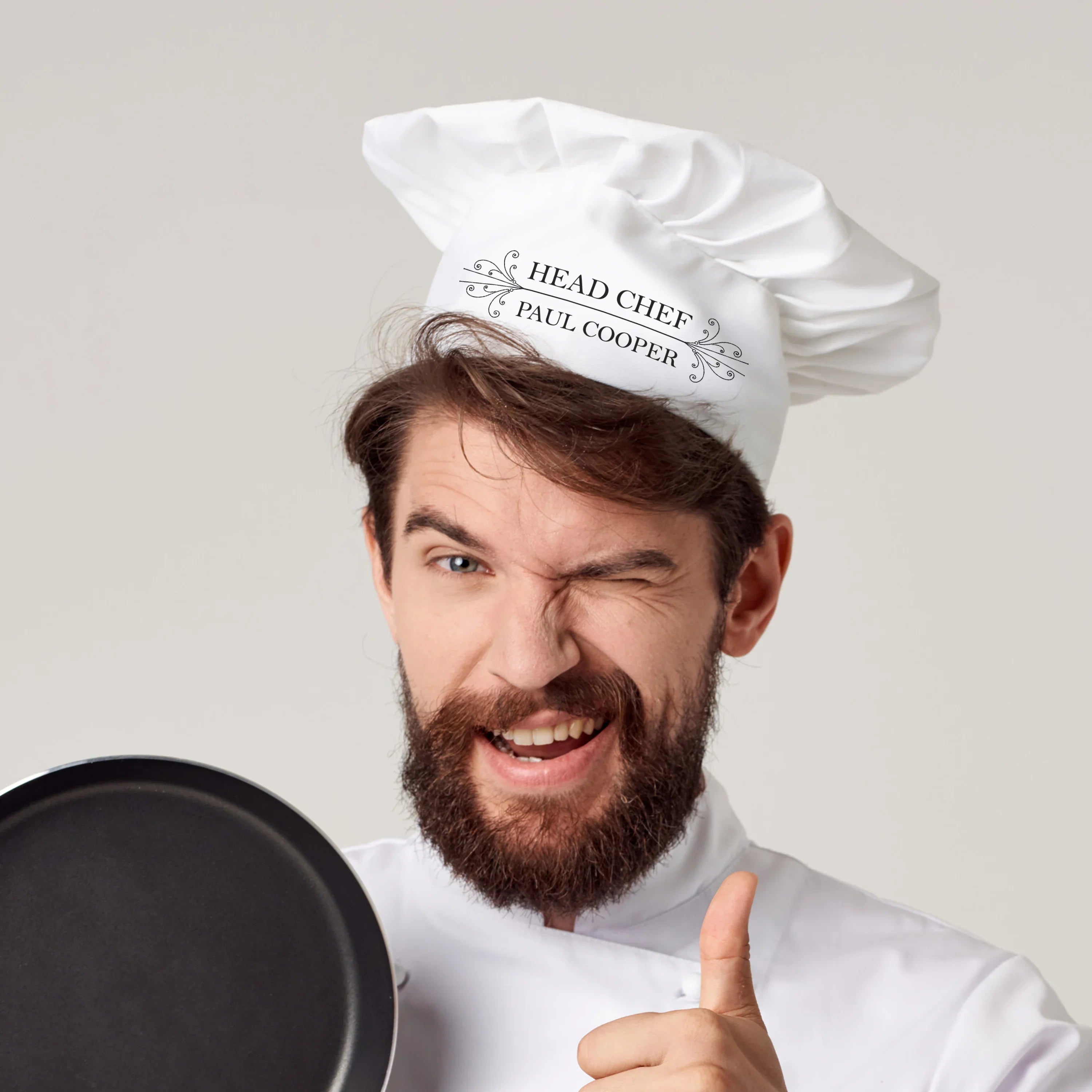 Personalised Head Chef’s Hat - Shop Chef Hats At Gift Moments - 3