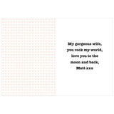 Personalised I HEART Card: 2 - Greeting Cards By Gift Moments