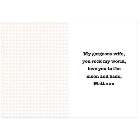 Personalised I HEART Card: 2 - Greeting Cards By Gift Moments