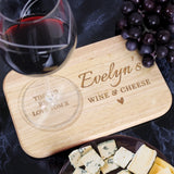 Personalised Heart Design Wooden Coaster Tray: 2 - Coasters By Gift Moments