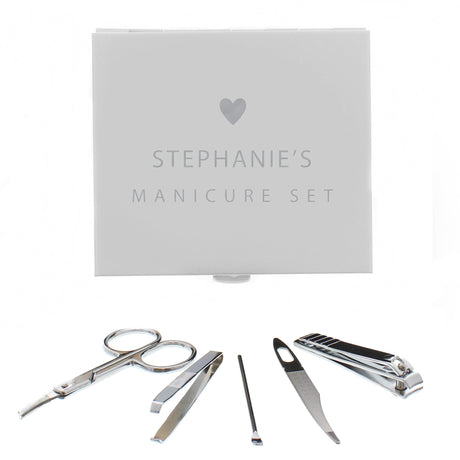 Personalised Heart Manicure Set: 2 - Accessories By Gift Moments