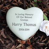 Personalised Heart Memorial: 1 - Memorials By Gift Moments