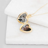 Personalised Heart Photo Locket Necklaces: 5 - Necklaces By Gift Moments