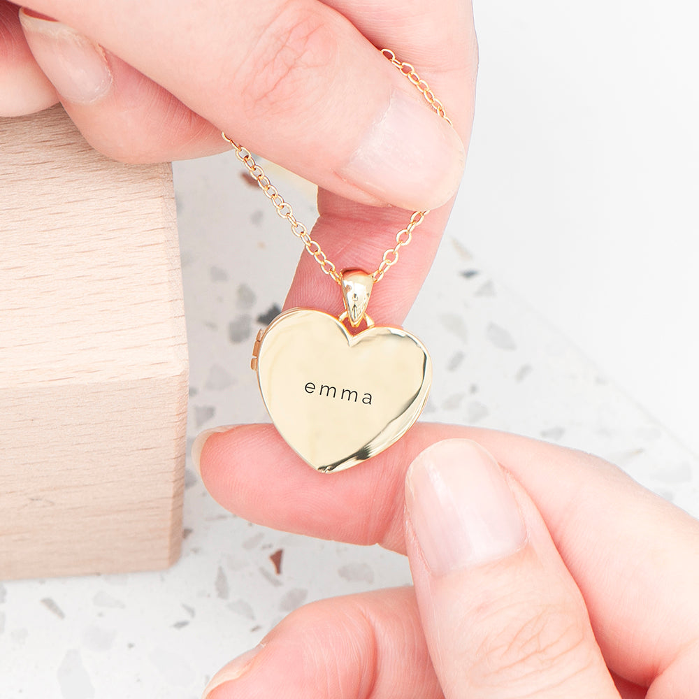 Personalised Heart Photo Locket Necklaces: 2 - Necklaces By Gift Moments