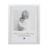 Personalised Heart Photo Upload Framed Prints: 10 Framed Prints By Gift Moments
