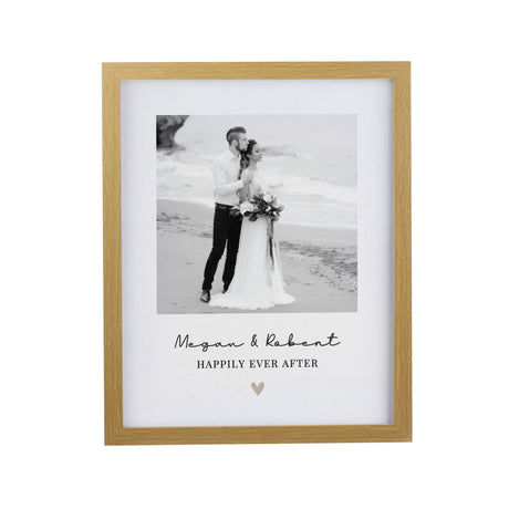 Personalised Heart Photo Upload Framed Prints: 8 Framed Prints By Gift Moments
