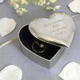 Personalised Heart Trinket Box: 2 - Trinket Boxes By Gift Moments