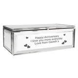 Personalised Hearts Mirrored Jewellery Box: 8 Jewellery Boxes By Gift Moments