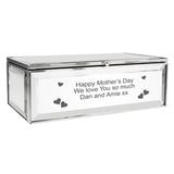 Personalised Hearts Mirrored Jewellery Box: 9 Jewellery Boxes By Gift Moments