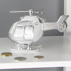 Personalised Helicopter Money Box - Shop Money Boxes At Gift Moments - 1