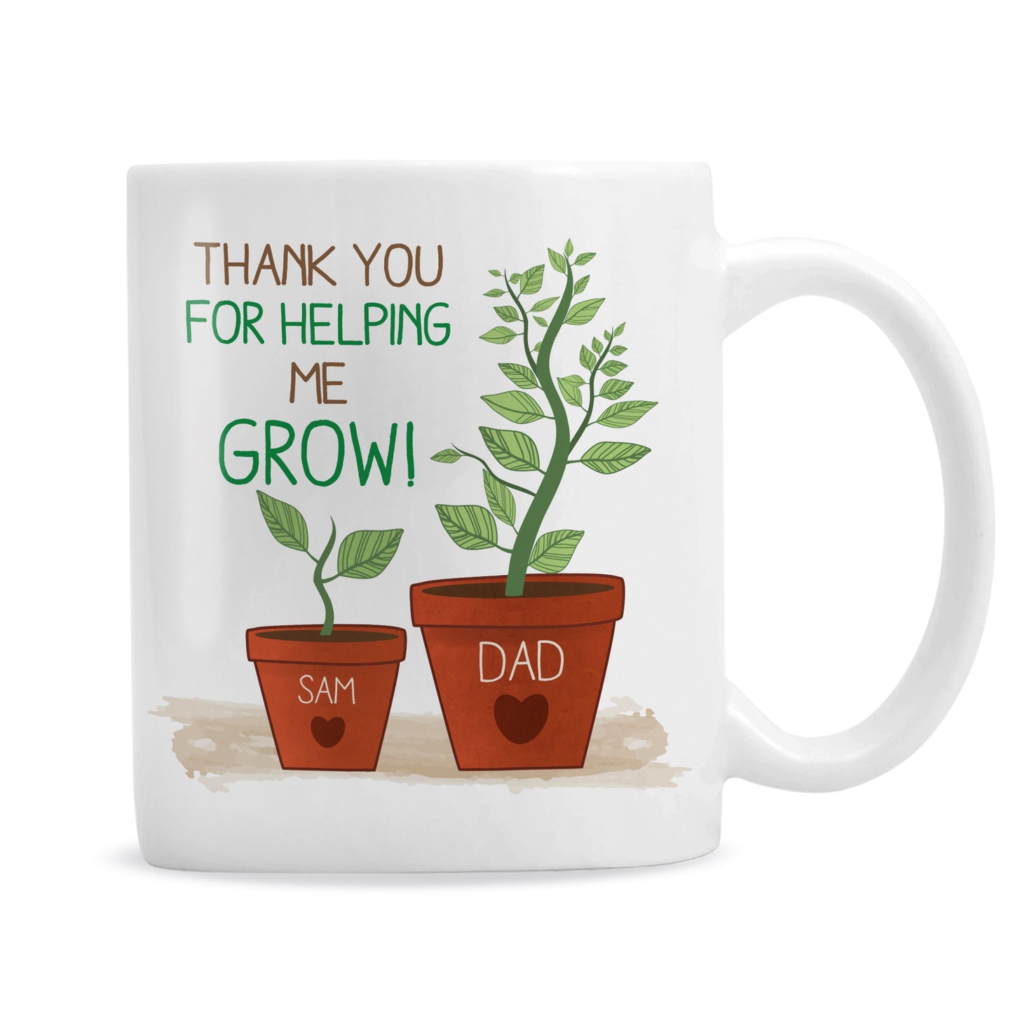 Personalised Helping Me Grow Mug: 3 - Mugs By Gift Moments
